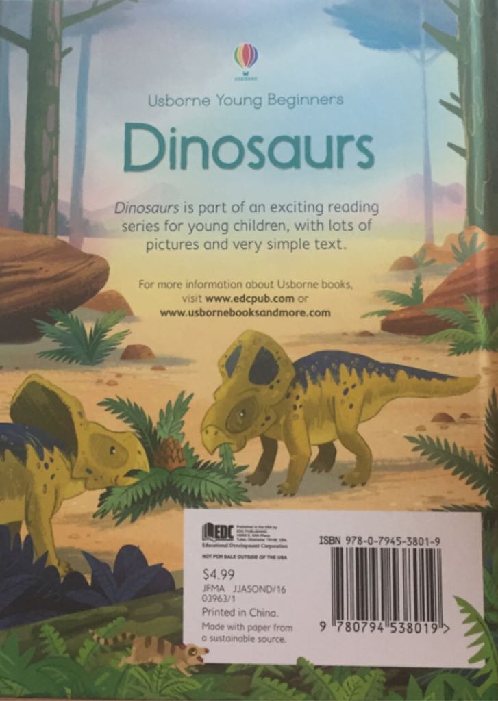 Dinosaurs - Harriet Ziefert ($4.99 - Hardcover) book collectible [Barcode 9780794538019] - Main Image 2