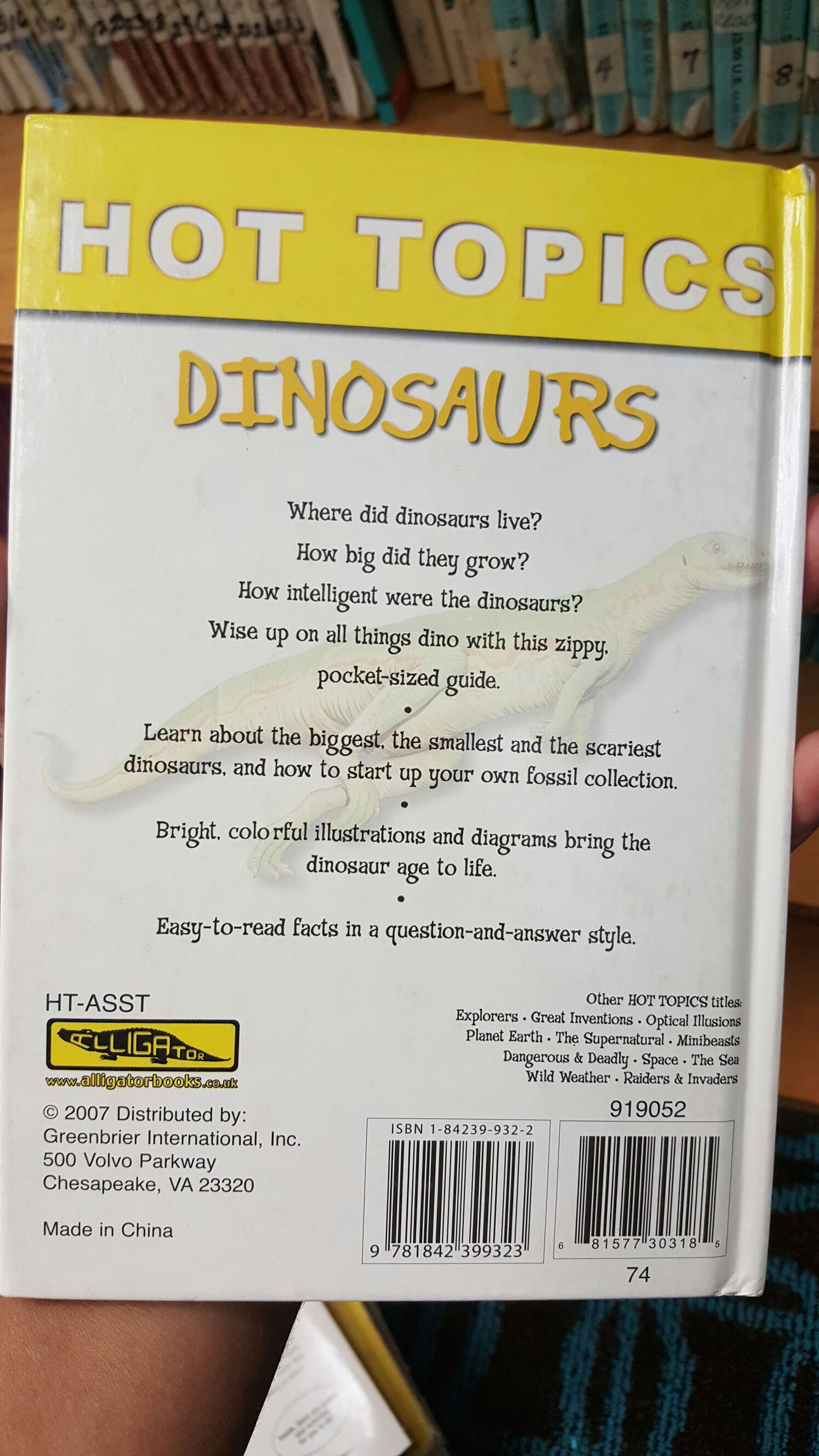 Dinosaurs - DK (Alligator Books Limited - Hardcover) book collectible [Barcode 9781842399323] - Main Image 2