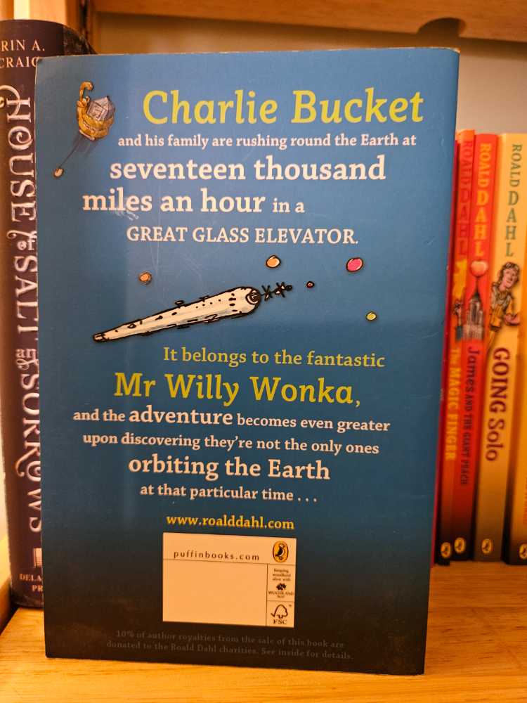Charlie And The Great Glass Elevator - Roald Dahl (Puffin - Paperback) book collectible [Barcode 9780141346465] - Main Image 2