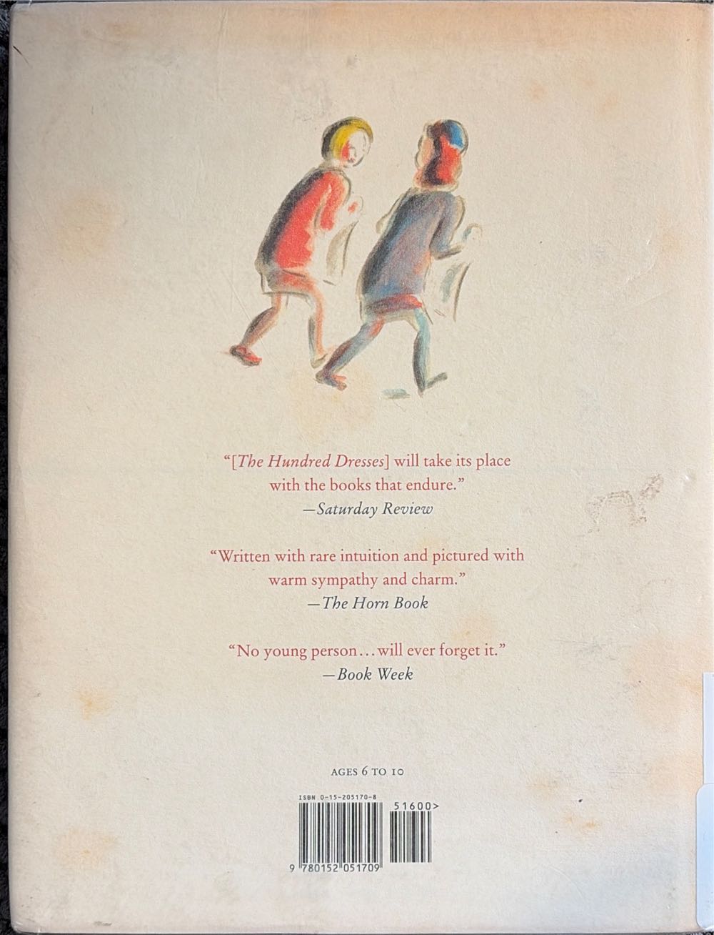 The Hundred Dresses - Eleanor Estes (Harcourt Inc - Hardcover) book collectible [Barcode 9780152051709] - Main Image 2