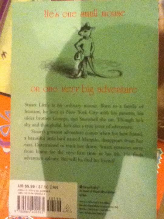 Stuart Little  (NO) book collectible [Barcode 0060263954] - Main Image 2