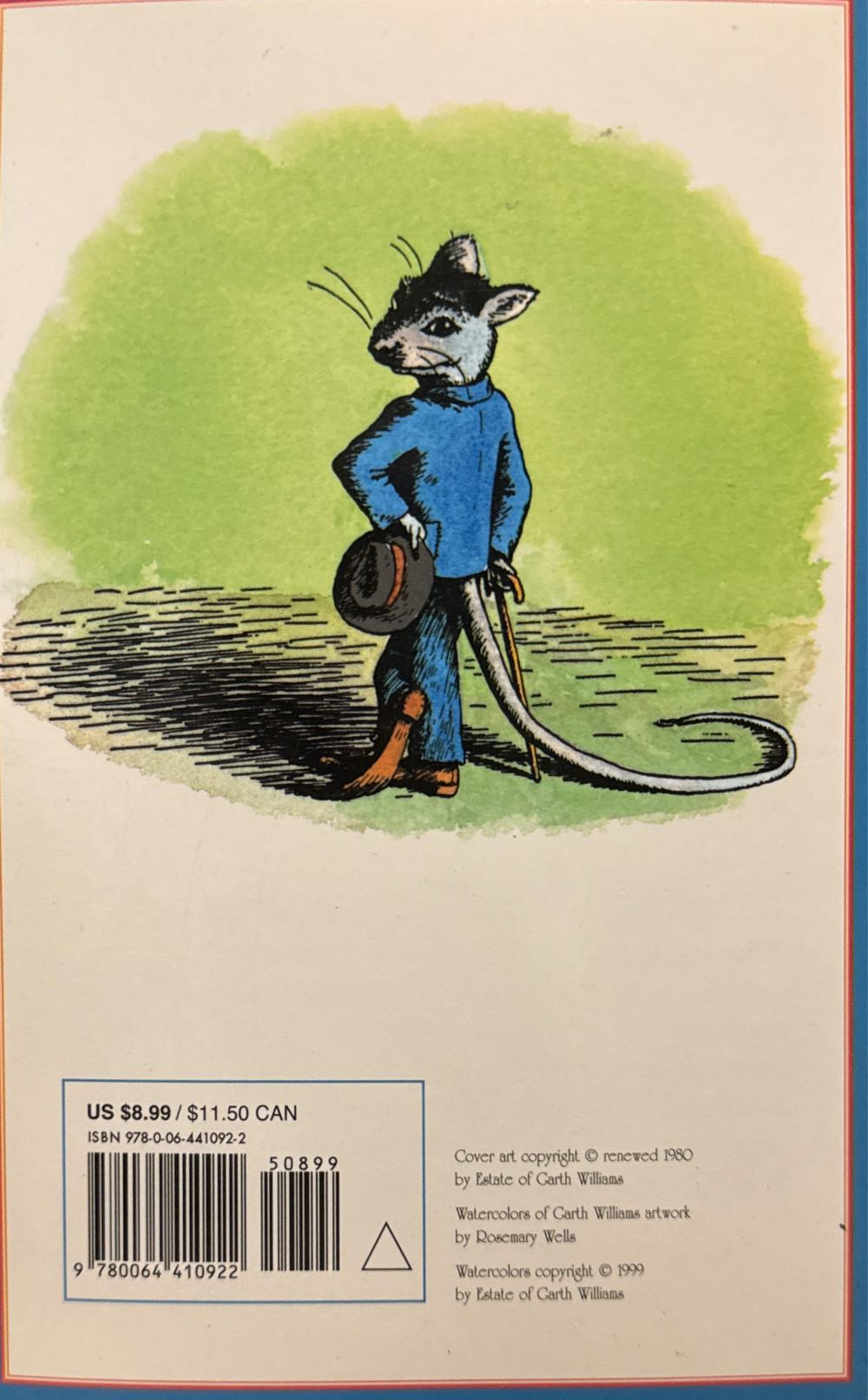 Stuart Little - Garth Williams (HarperCollins - Hardcover) book collectible [Barcode 9780064410922] - Main Image 2