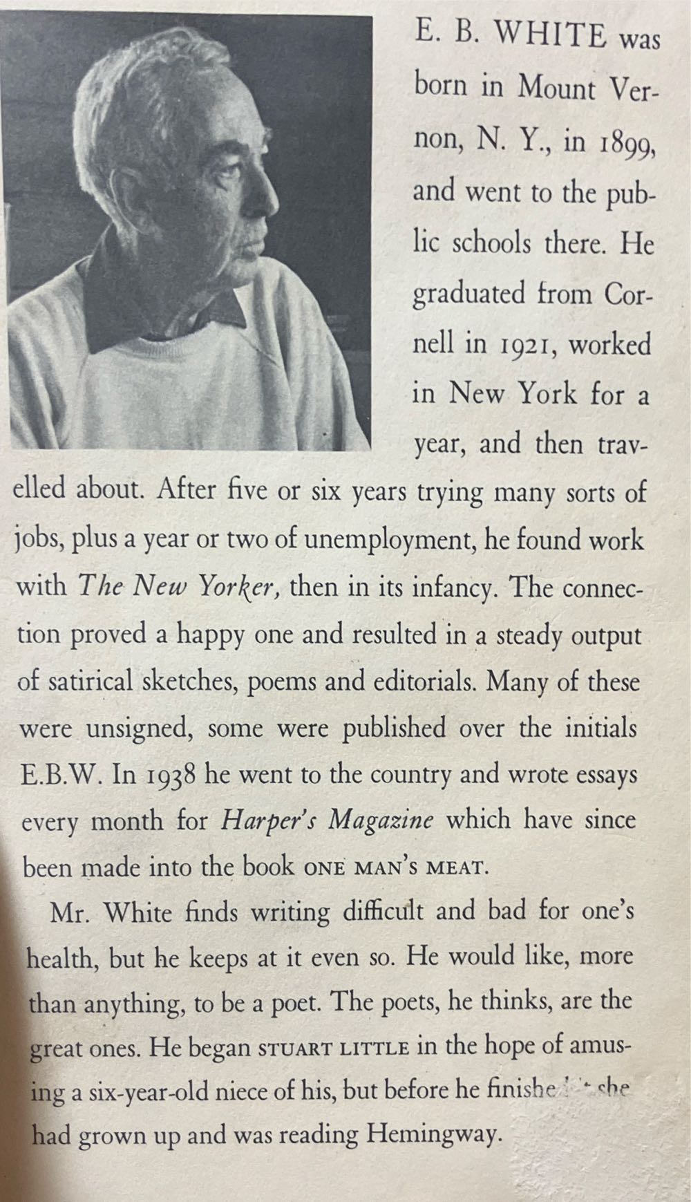 Stuart Little - E.B. White (Harper & Row, Publishers - Hardcover) book collectible - Main Image 3