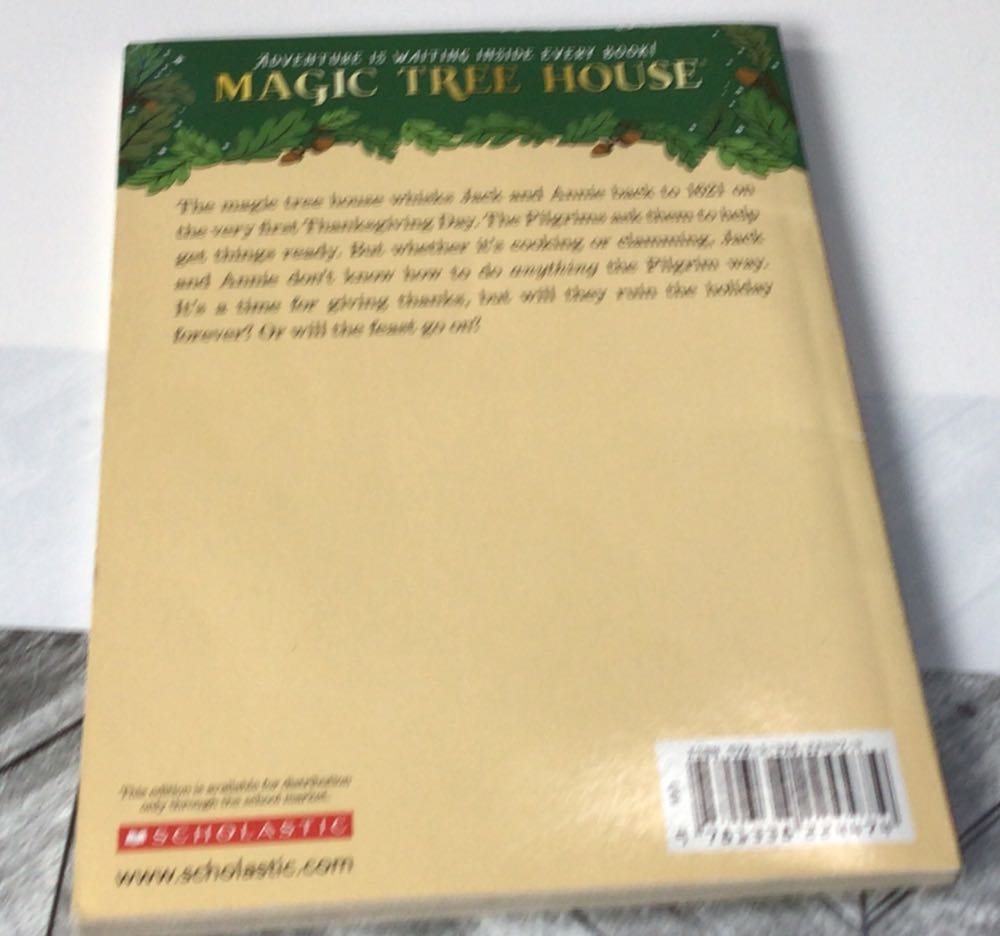 Thanksgiving On Thursday - Mary Pope Osborne book collectible [Barcode 9781338224474] - Main Image 2