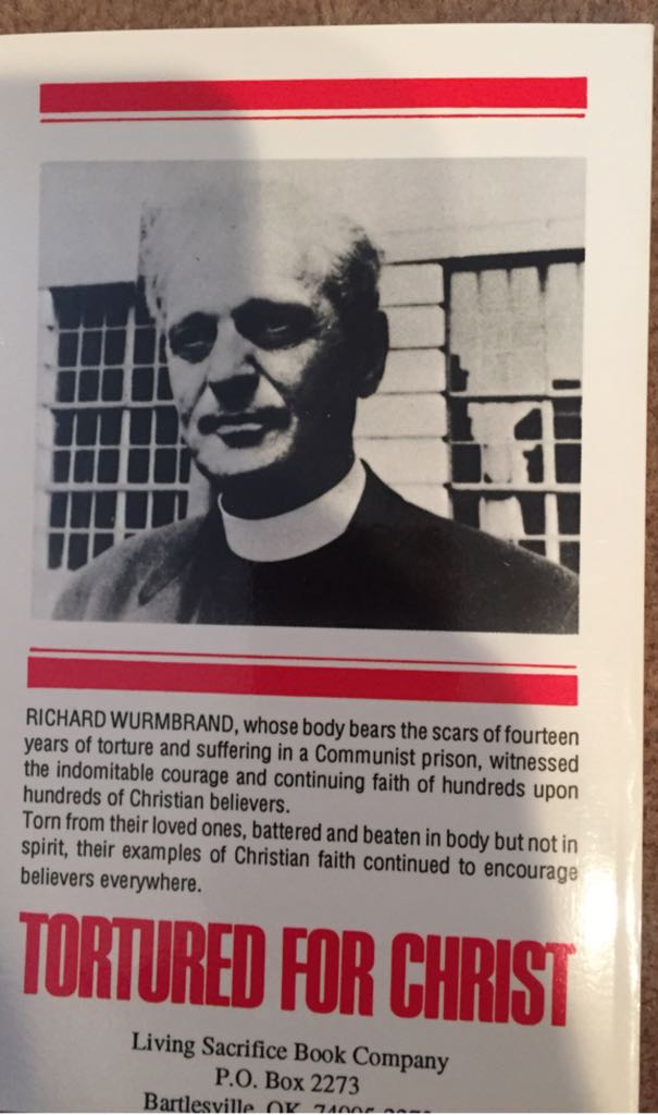 Tortured For Christ - Richard Wurmbrand book collectible - Main Image 2