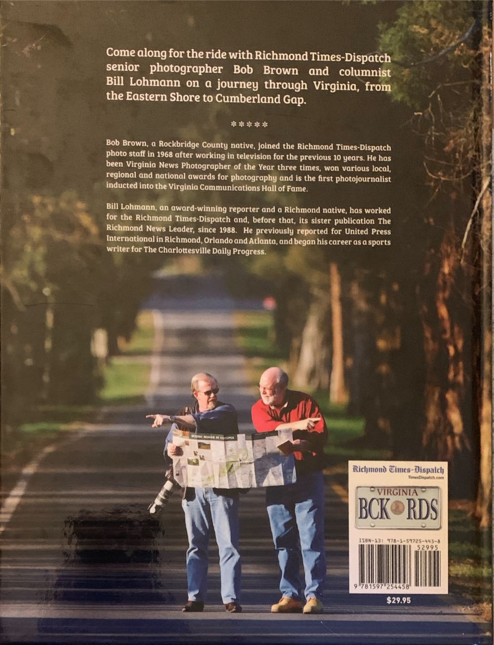 Virginia: Back Roads: People, Places And Pie Around Virginia - Bob Brown (Richmond Times-Dispatch - Hardcover) book collectible [Barcode 9781597254458] - Main Image 2