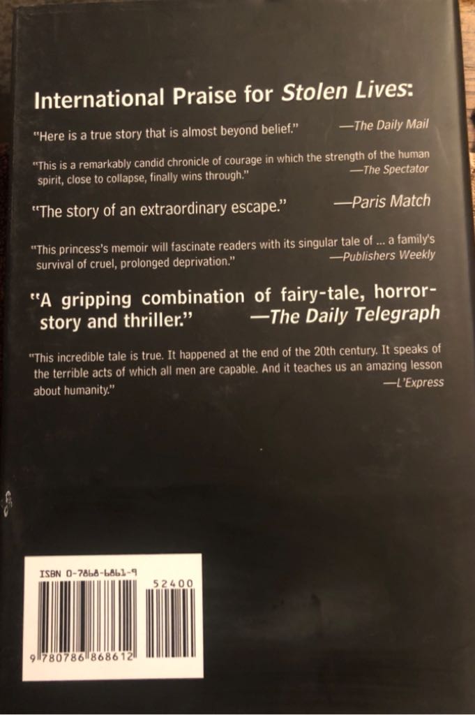 Stolen Lives: Twenty Years in a Desert Jail - Michele Fitoussi (Talk Miramax Books - Hardcover) book collectible [Barcode 9780786868612] - Main Image 2