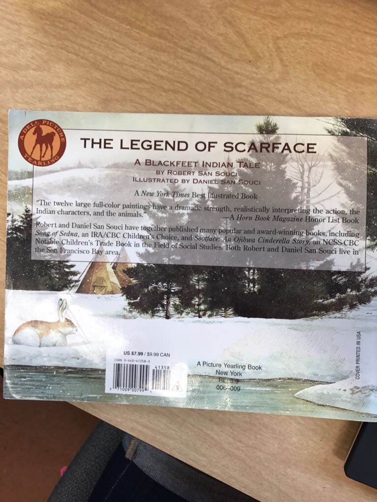 The Legend Of Scarface - Robert San (Yearling) book collectible [Barcode 9780440413585] - Main Image 2