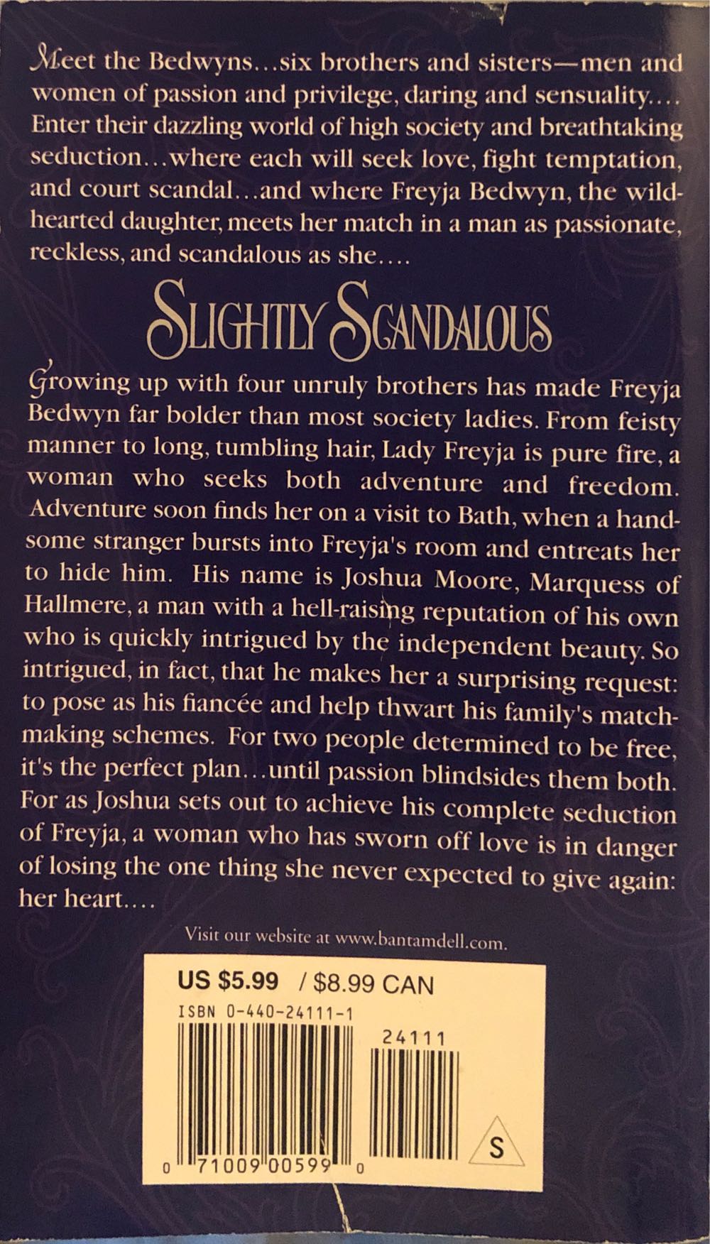 Slightly Scandalous - Mary Balogh (Dell - Audiobook) book collectible [Barcode 9780440241119] - Main Image 2