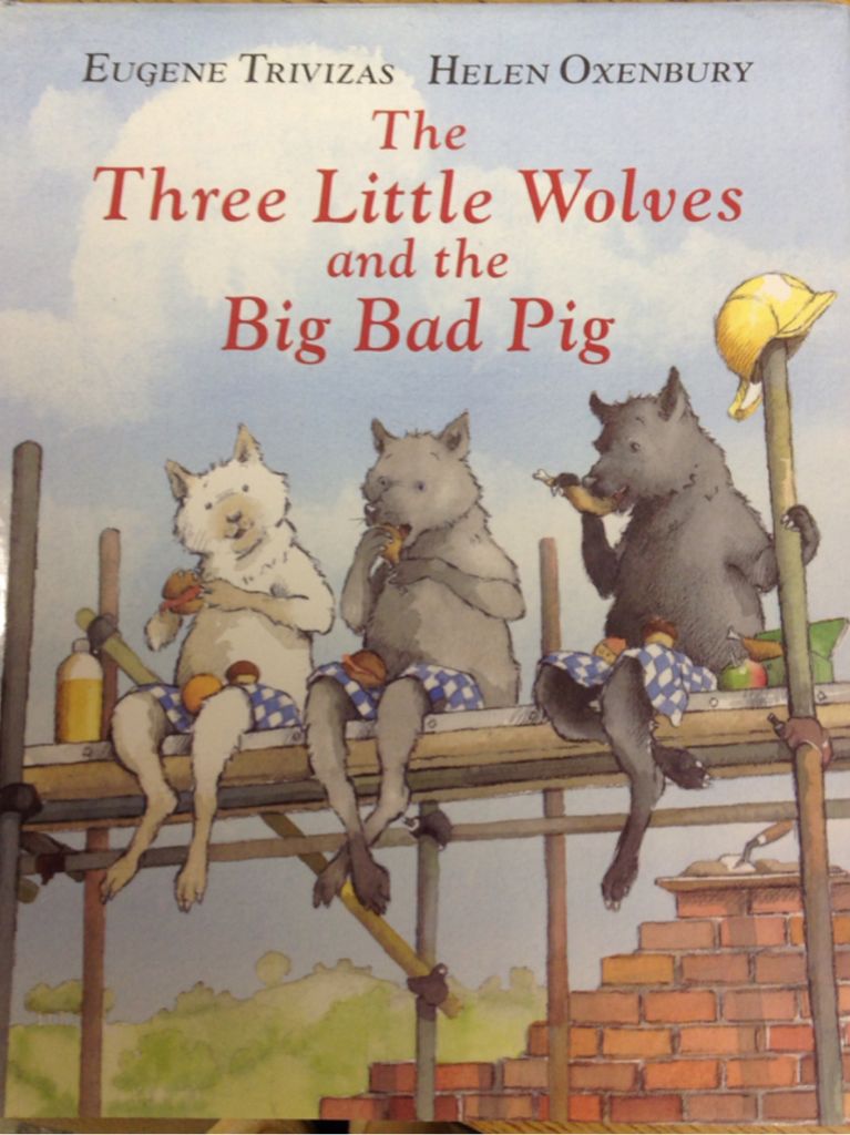 The Three Little Wolves And The Big Bad Pig - Eugene Trivizas (Margaret K. McElderry - Hardcover) book collectible [Barcode 9780689505690] - Main Image 2