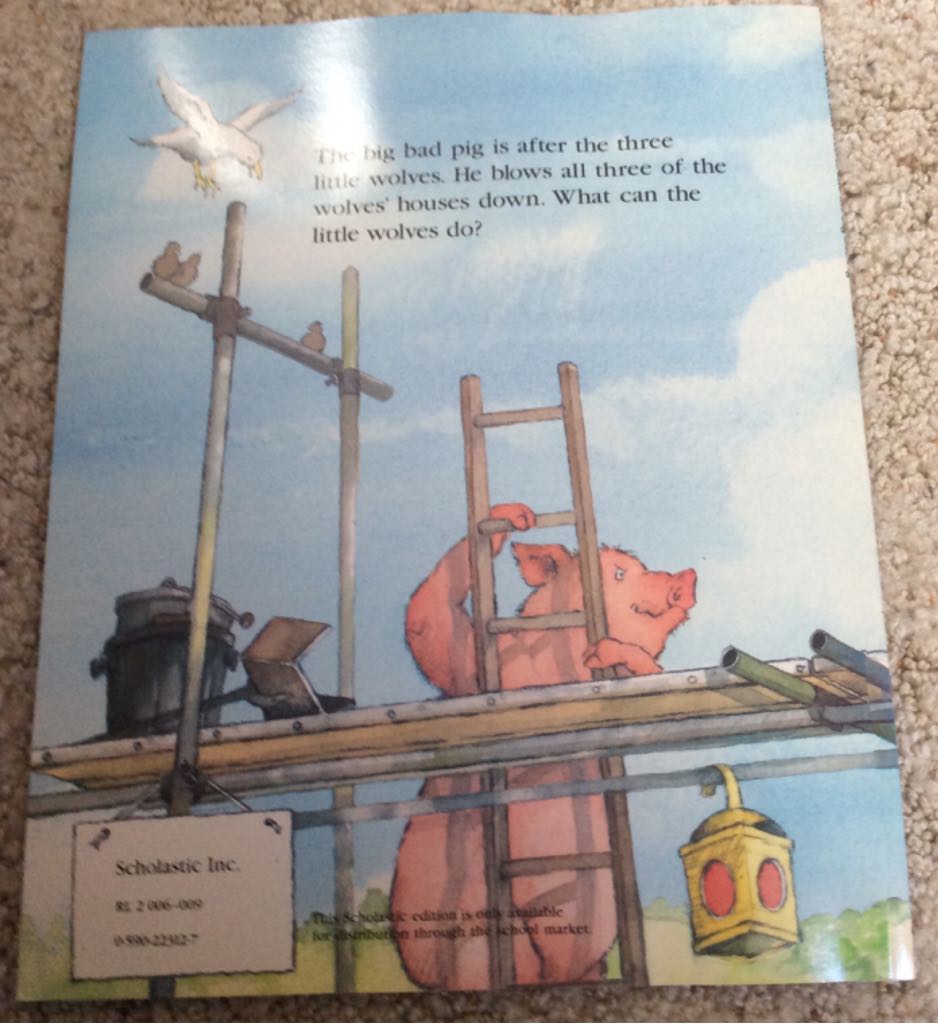 The Three Little Wolves And The Big Bad Pig - Oxenbury Eugene book collectible - Main Image 2