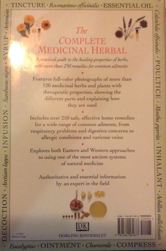 The Complete Medicinal Herbal - Penelope Ody (Dk Pub - Hardcover) book collectible [Barcode 9781564581877] - Main Image 2