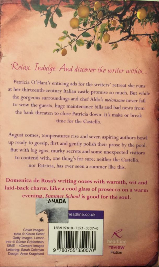 Summer School - Domenica De Rosa book collectible [Barcode 9780755350070] - Main Image 2