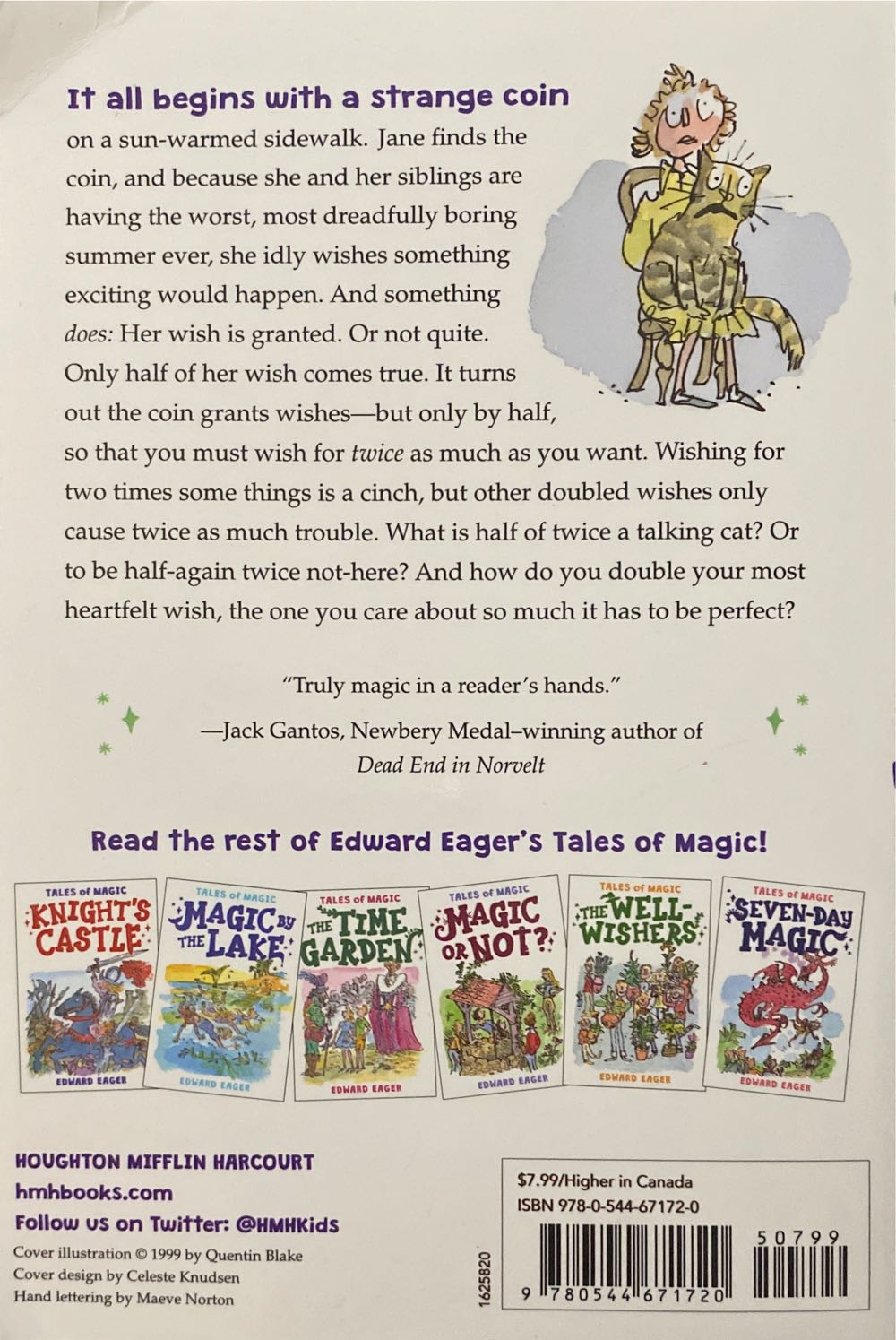 Half Magic - Edward Eager (Houghton  Mifflin  Harcourt - Paperback) book collectible [Barcode 9780544671720] - Main Image 2