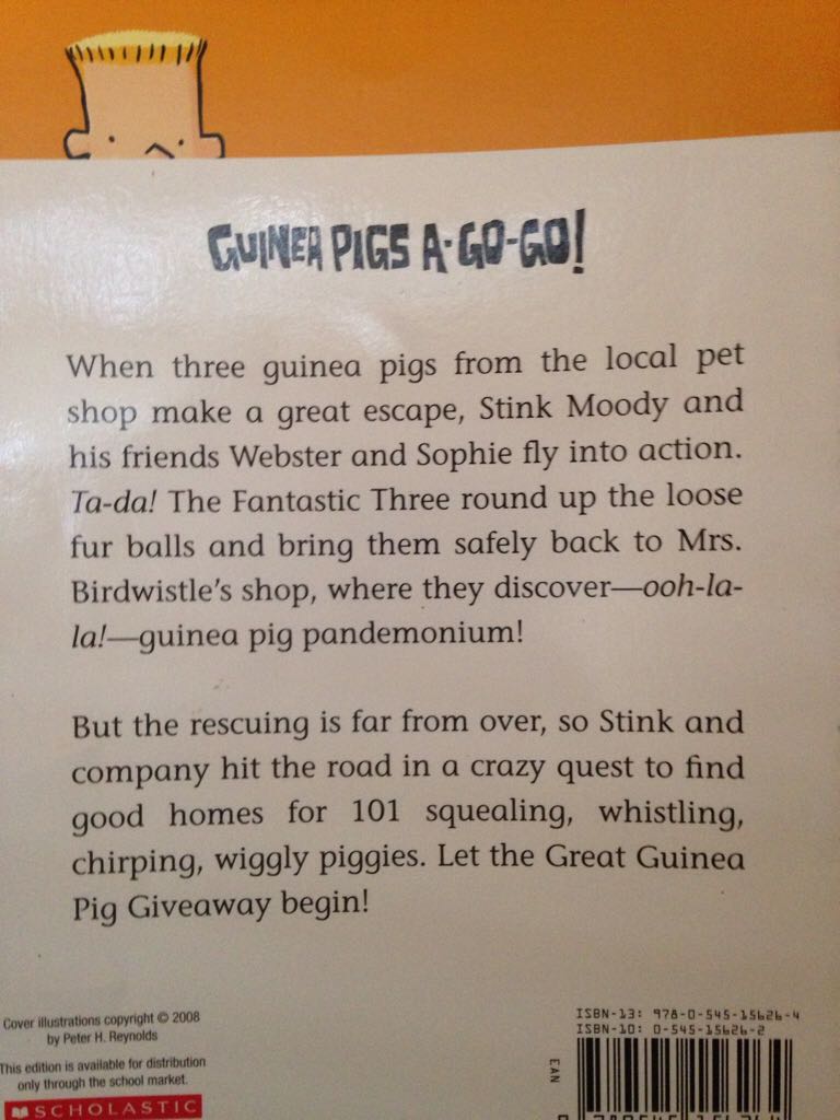 Stink And The Great Guinea Pig Express - Mcdonald Megan (Scholastic Inc) book collectible [Barcode 9780545156264] - Main Image 2