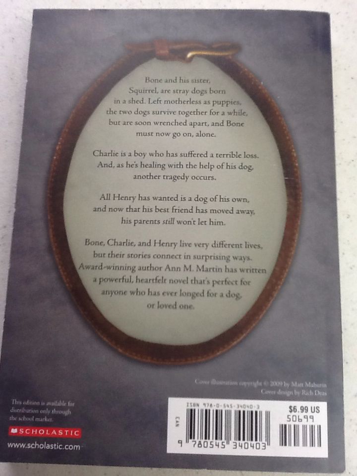 Everything For A Dog - Ann M. Martin (Scholastic Inc. - Paperback) book collectible [Barcode 9780545340403] - Main Image 2