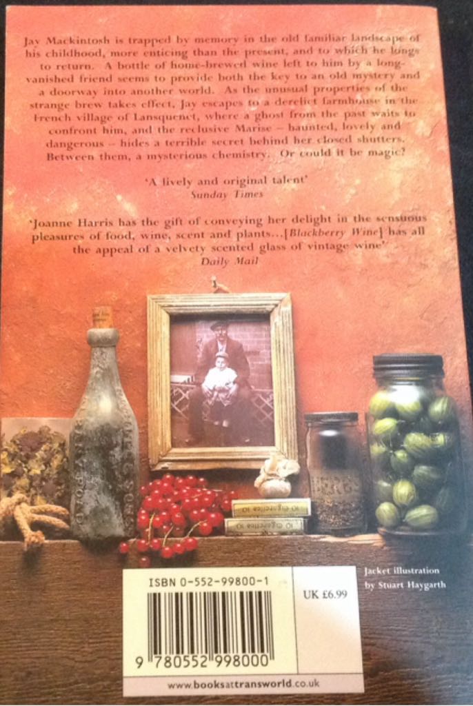 Blackberry Wine - Joanne Harris (Black Swan - Paperback) book collectible [Barcode 9780552998000] - Main Image 2