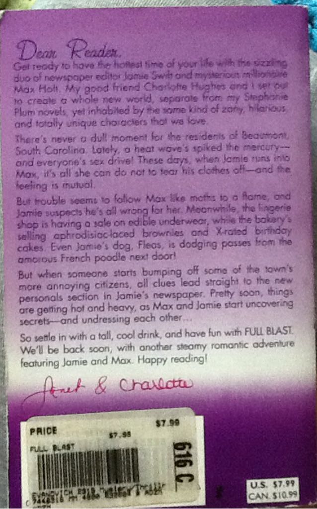 Full Blast  (St. Martins Paperbacks - Paperback) book collectible - Main Image 2