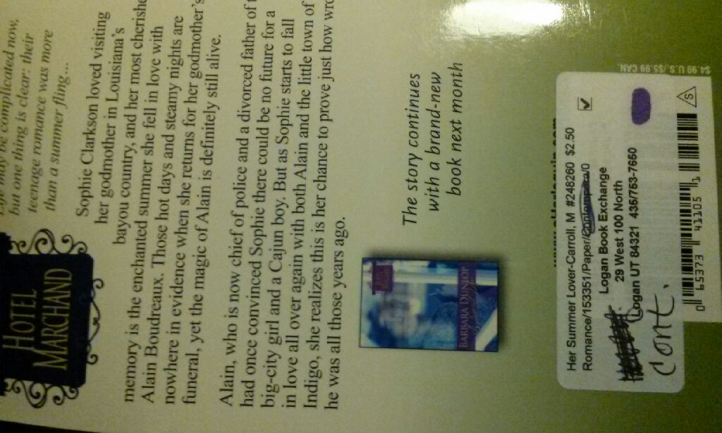 Her Summer Lover - Marisa Carroll (Harlequin - Paperback) book collectible [Barcode 9780373389469] - Main Image 2