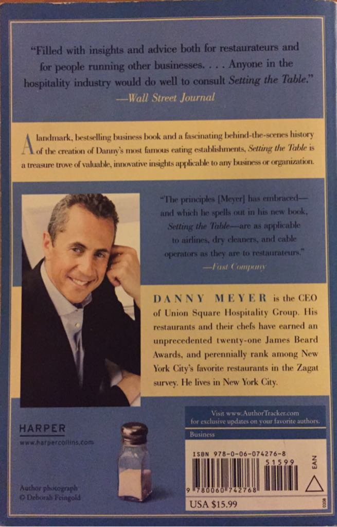 Setting The Table - Serene Jones (Harper Paperbacks - Paperback) book collectible [Barcode 9780060742768] - Main Image 2