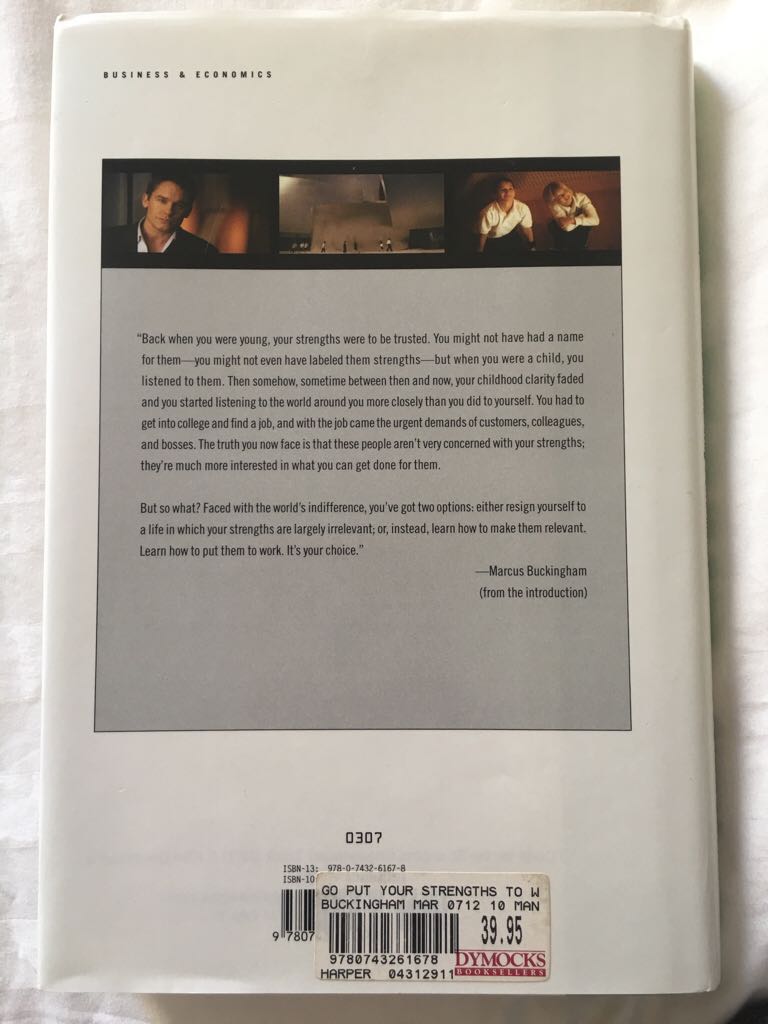 Go Put Your Strengths To Work  book collectible - Main Image 2
