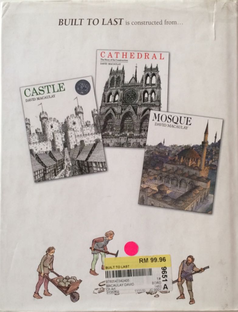 Built To Last - David Macaulay (Clarion Books - Hardcover) book collectible [Barcode 9780547342405] - Main Image 2