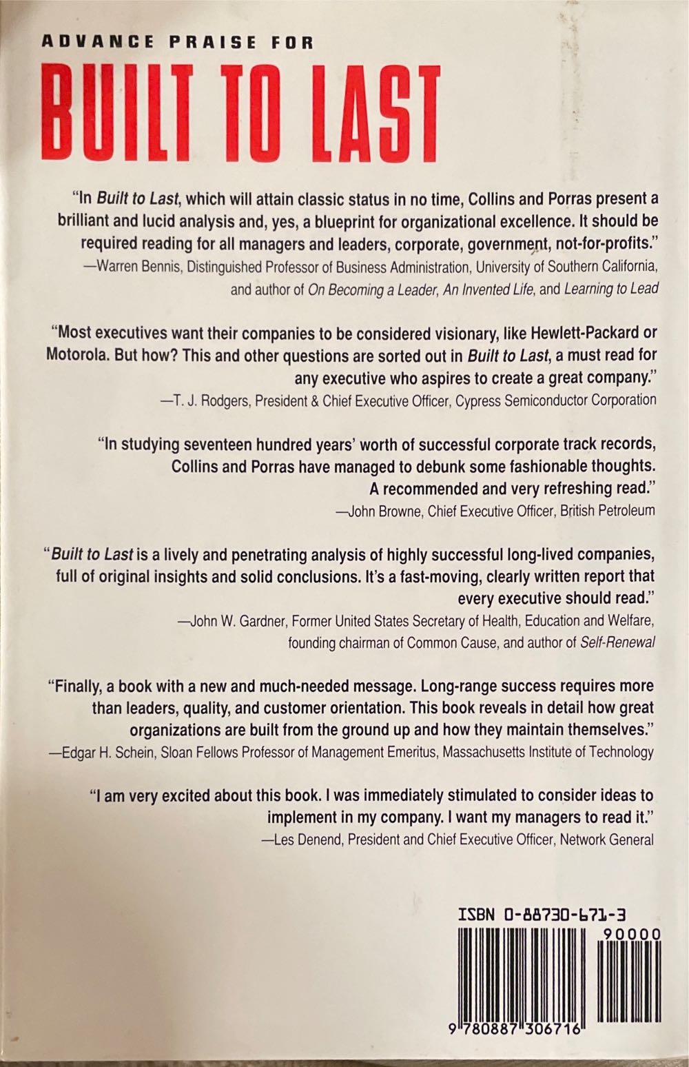 Built To Last - Jim Collins (MobileReference - Paperback) book collectible [Barcode 9780887306716] - Main Image 2