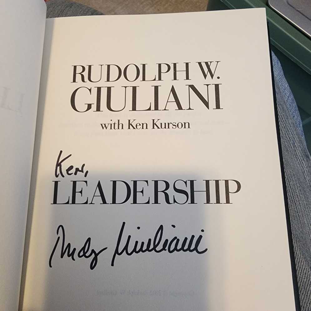 Leadership - Rudolph W. Giuliani (Miramax Books - Hardcover) book collectible [Barcode 9780786868414] - Main Image 2