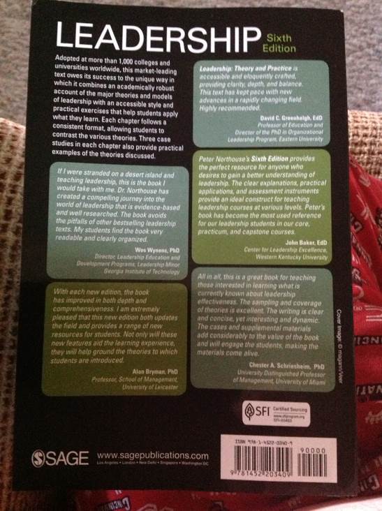 Leadership - James MacGregor Burns (SAGE Publications) book collectible [Barcode 9781452203409] - Main Image 2