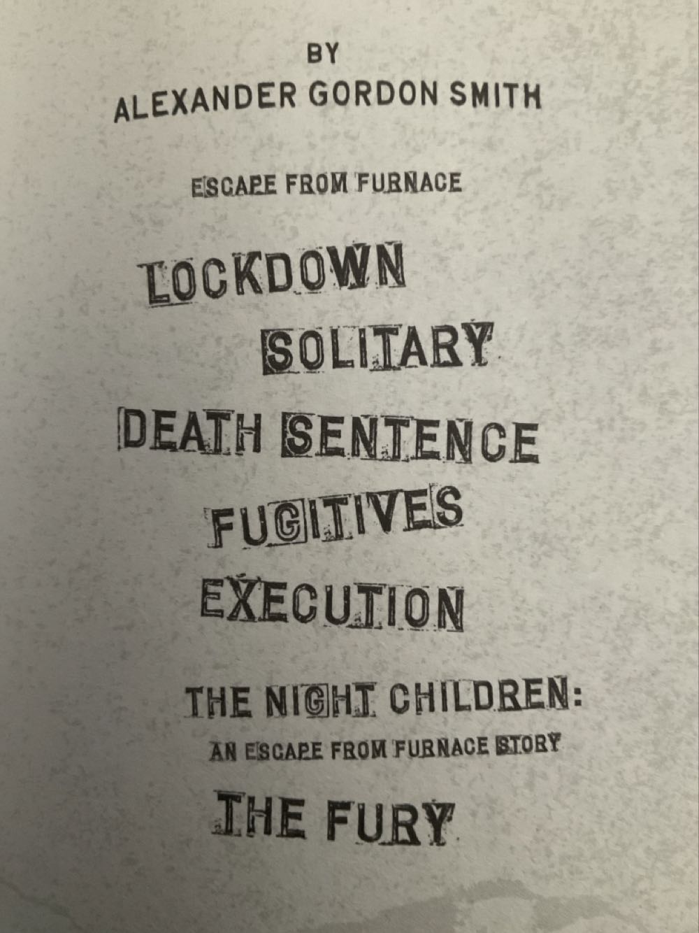 Execution - Alexander Gordon Smith (Square Fish - Paperback) book collectible [Barcode 9781250029423] - Main Image 3