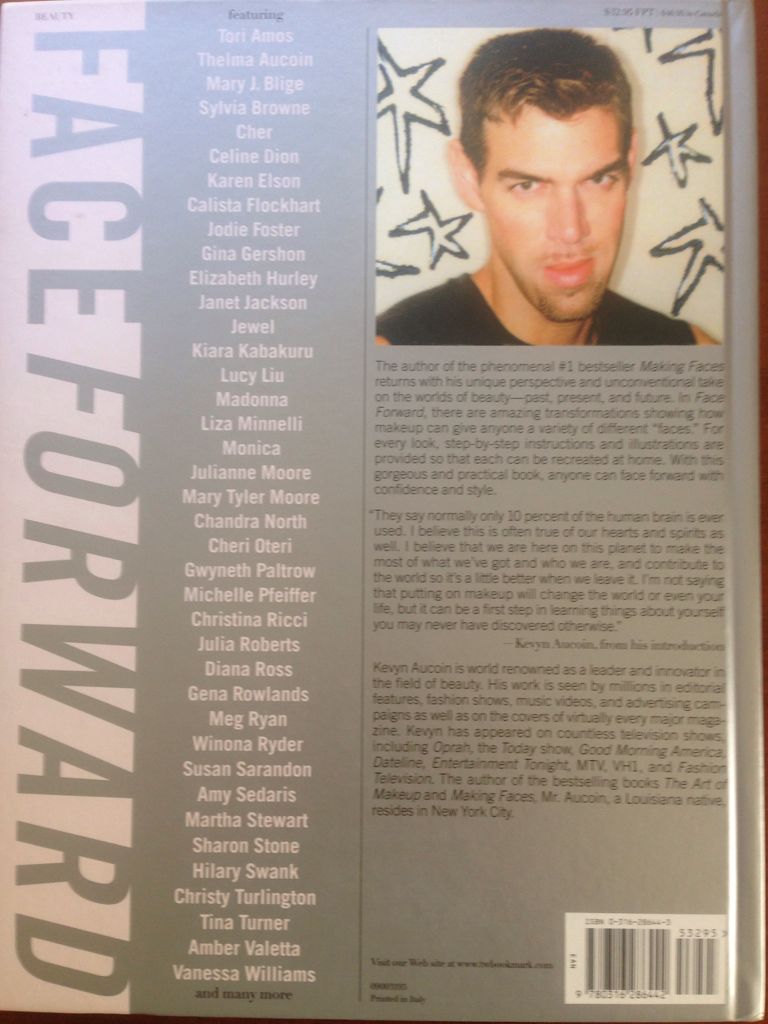 Face Forward - Kevyn Aucoin (Little, Brown and Company (October 25, 2001) - Hardcover) book collectible [Barcode 9780316286442] - Main Image 2