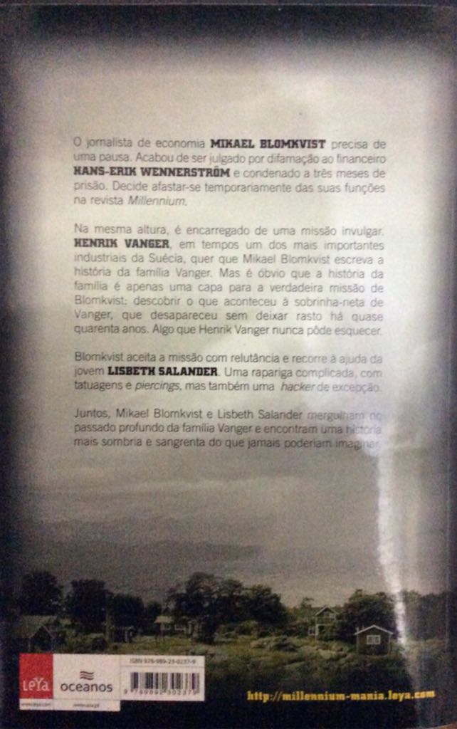 Os Homens que Odeiam as Mulheres - Stieg Larsson (Oceanos - Paperback) book collectible [Barcode 9789892302379] - Main Image 2