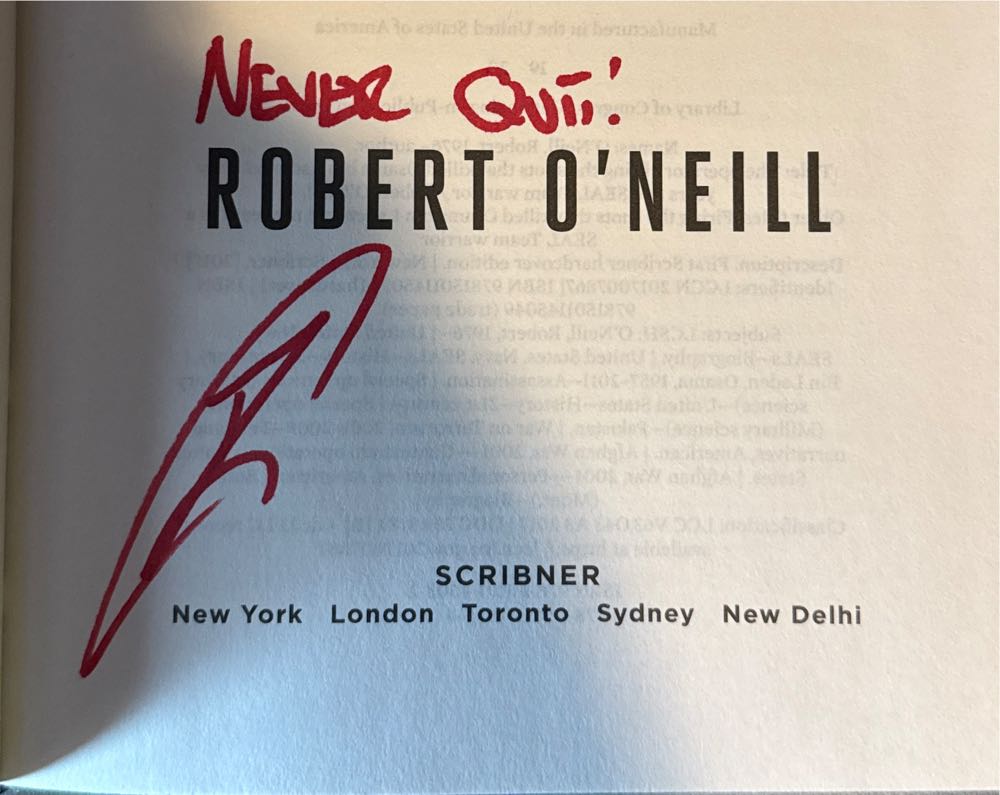 The Operator - Robert O’Neill (Scribner - Hardcover) book collectible [Barcode 9781501145032] - Main Image 3