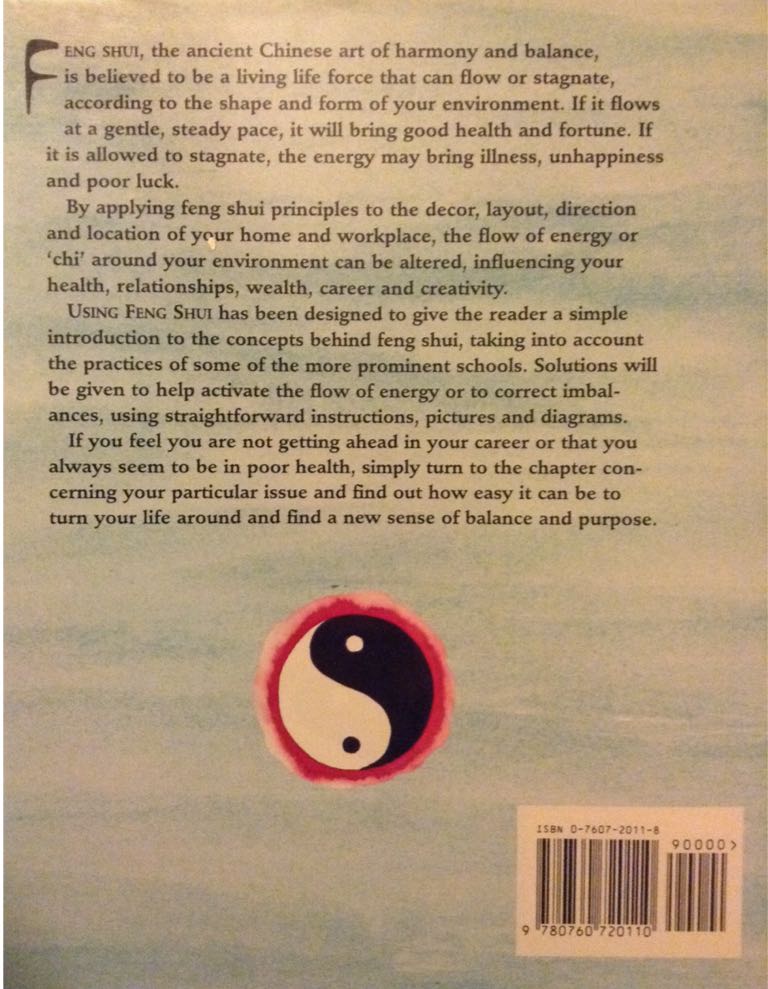 Using Feng Shui - Antonia Beattie (Barnes & Noble Books - Hardcover) book collectible [Barcode 9780760720110] - Main Image 2