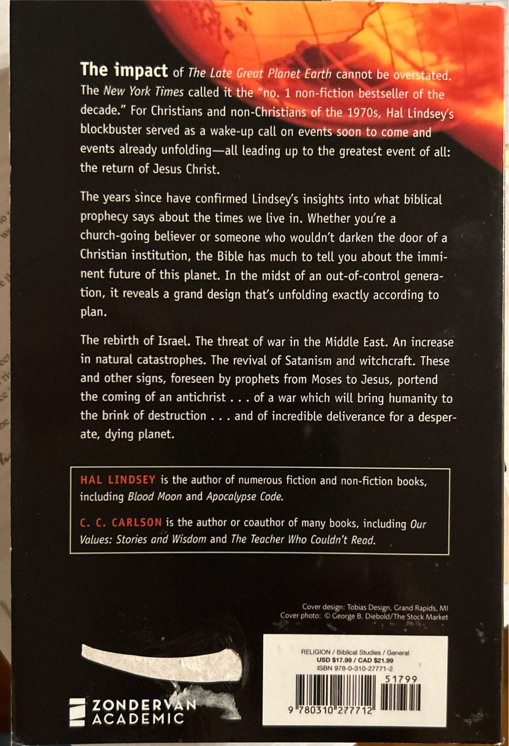 LATE Great Planet Earth, The - Hal Lindsey (Zondervan - Paperback) book collectible [Barcode 9780310277712] - Main Image 2