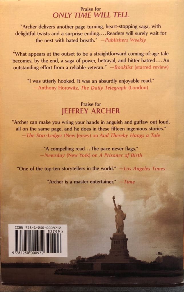 The Sins Of The Father - Jeffrey Archer (A St. Martens Mystery) book collectible - Main Image 2
