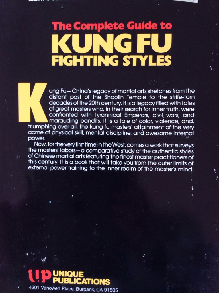 The Complete Guide to Kung Fu Fighting Styles - Jane Hallander (Action Pursuit Group) book collectible [Barcode 9780865680654] - Main Image 2