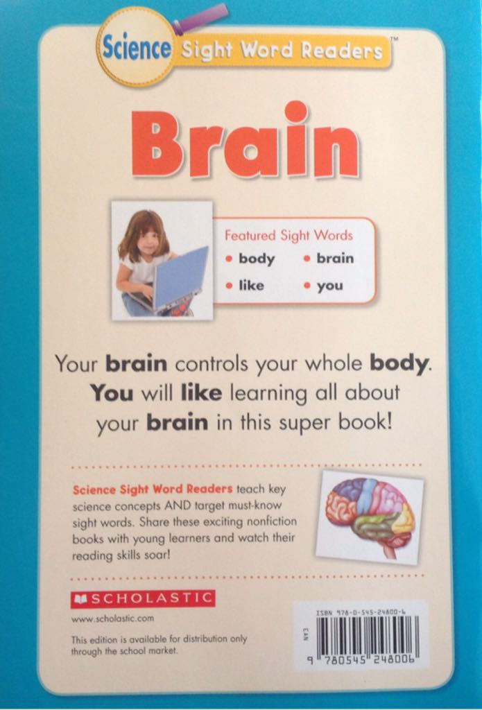 Brain - Justin McCory Martin (Scholastic - Paperback) book collectible [Barcode 9780545248006] - Main Image 2