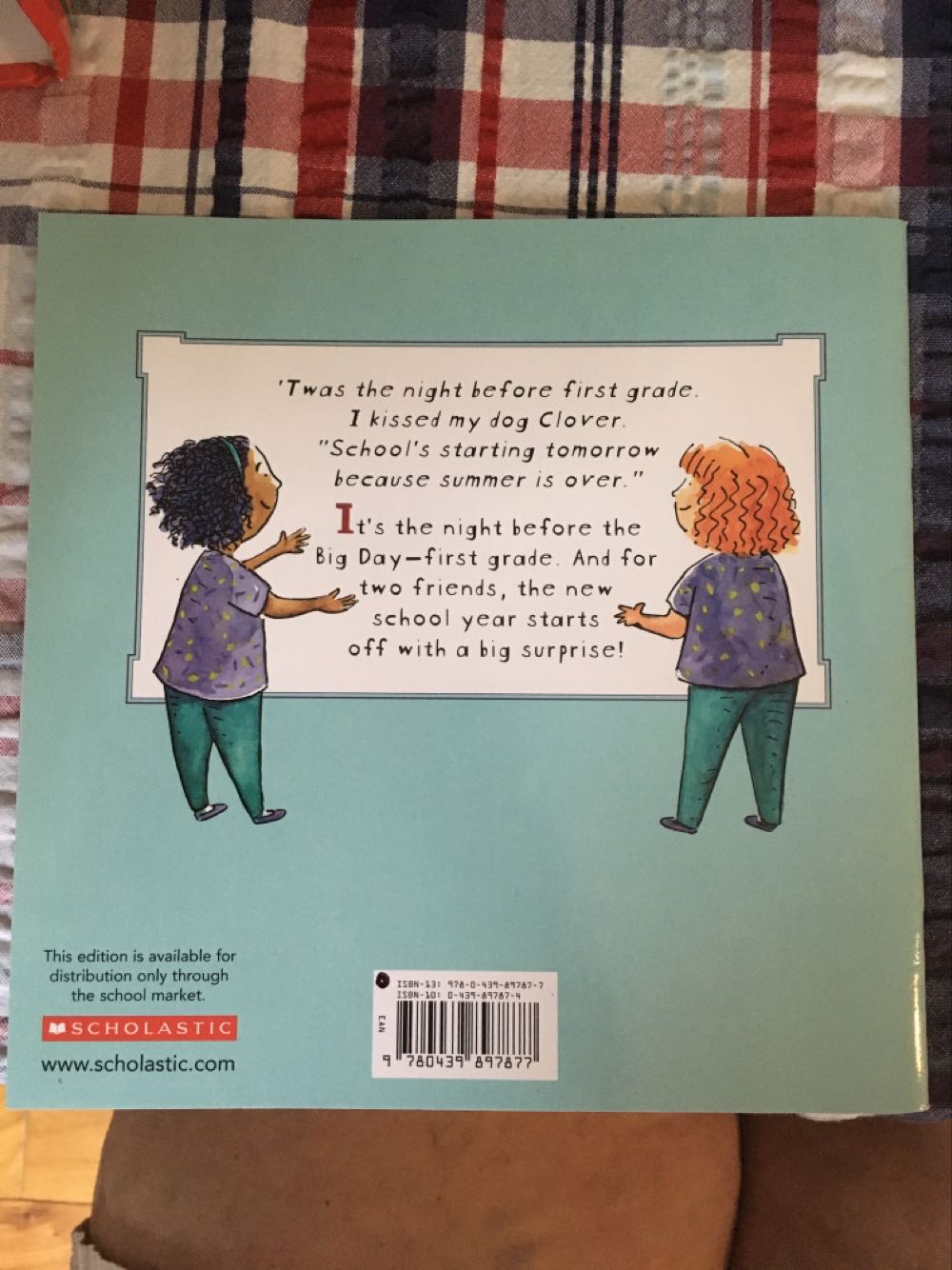 The Night Before First Grade - Natasha Wing (Scholastic - Paperback) book collectible [Barcode 9780439897877] - Main Image 3
