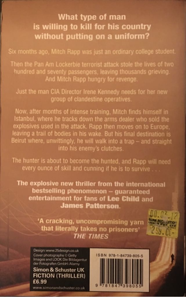 American Assassin - Vince Flynn (Simon & Schuster - Paperback) book collectible [Barcode 9781847398055] - Main Image 2