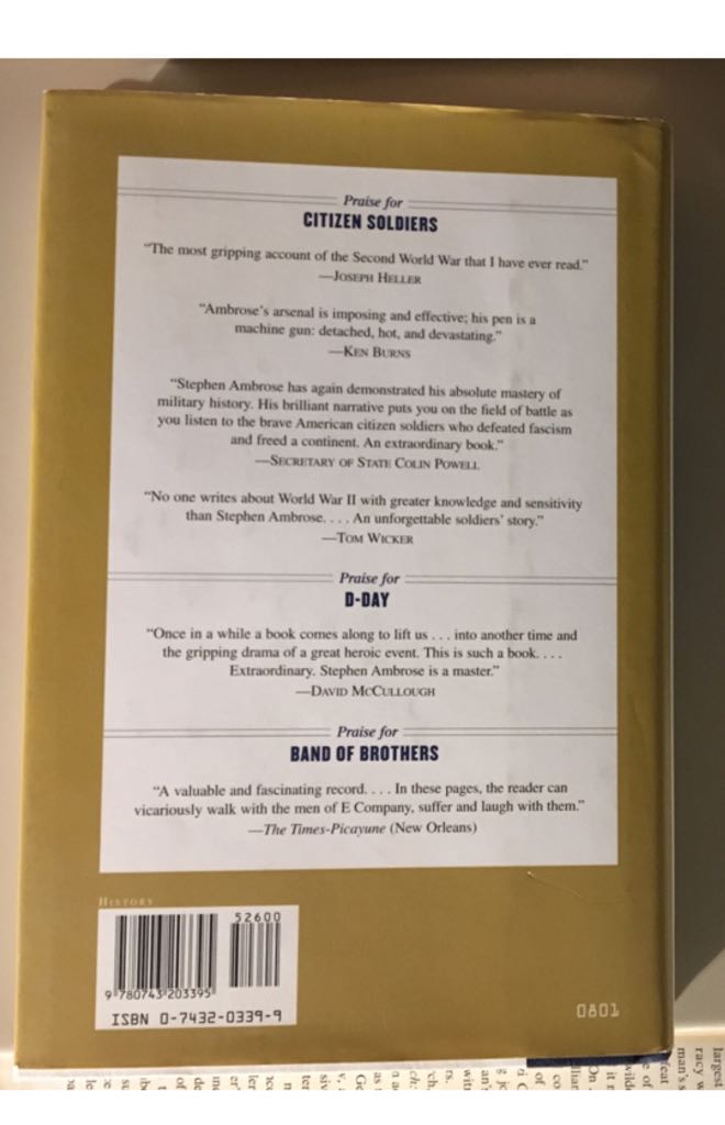 The Wild Blue - Stephen E. Ambrose (Simon & Schuster Books - Hardcover) book collectible [Barcode 9780743203395] - Main Image 2