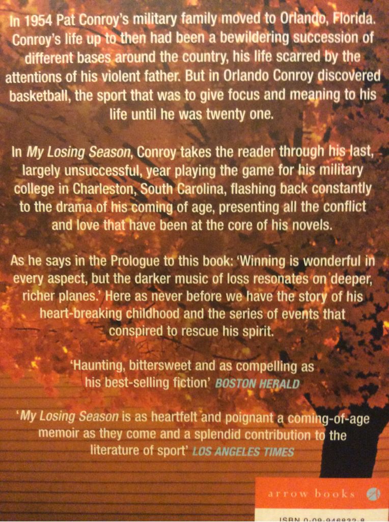 My Losing Season  (Vintage) book collectible [Barcode 9780099468325] - Main Image 2