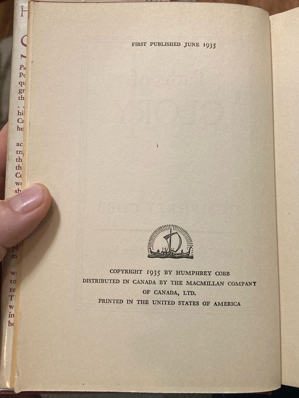 Paths Of Glory - Cobb, Humphrey (The Viking Press - Hardcover) book collectible - Main Image 4