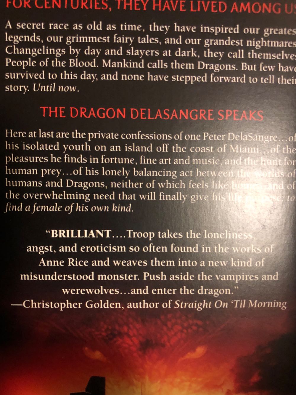 The Dragon Delasangre - Alan F. Troop (Westview Press) book collectible [Barcode 9780451458711] - Main Image 2