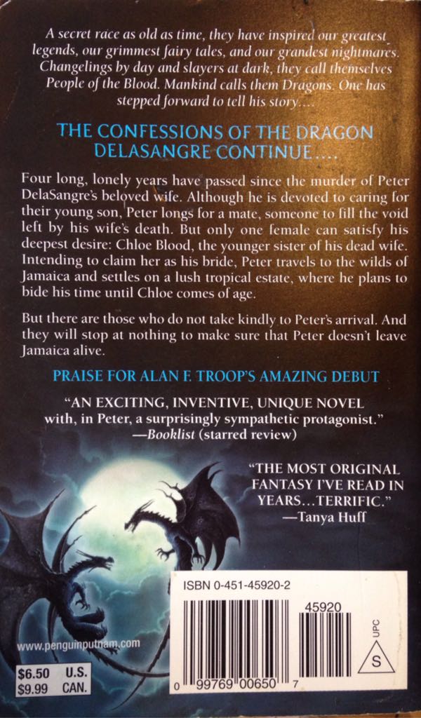 Dragon Moon - Alan F. Troop (Roc - Paperback) book collectible [Barcode 9780451459206] - Main Image 2