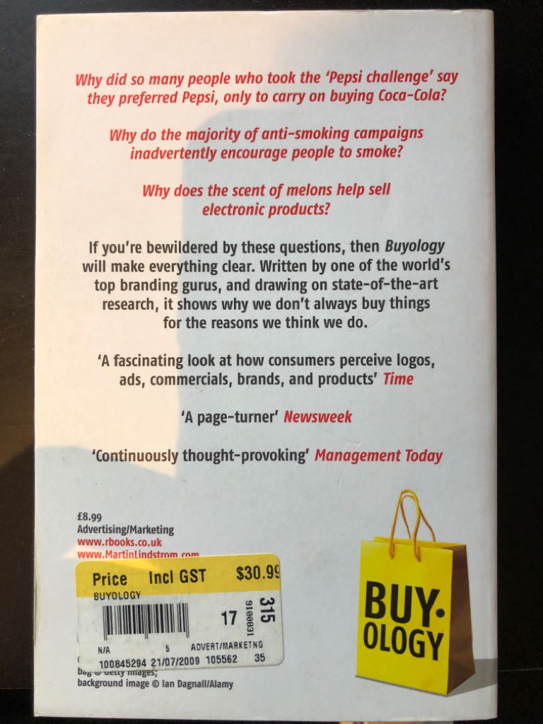 Buyology How Everything We Believe About Why We Buy Is Wrong - Martin Lindstorm book collectible [Barcode 9781847940131] - Main Image 2
