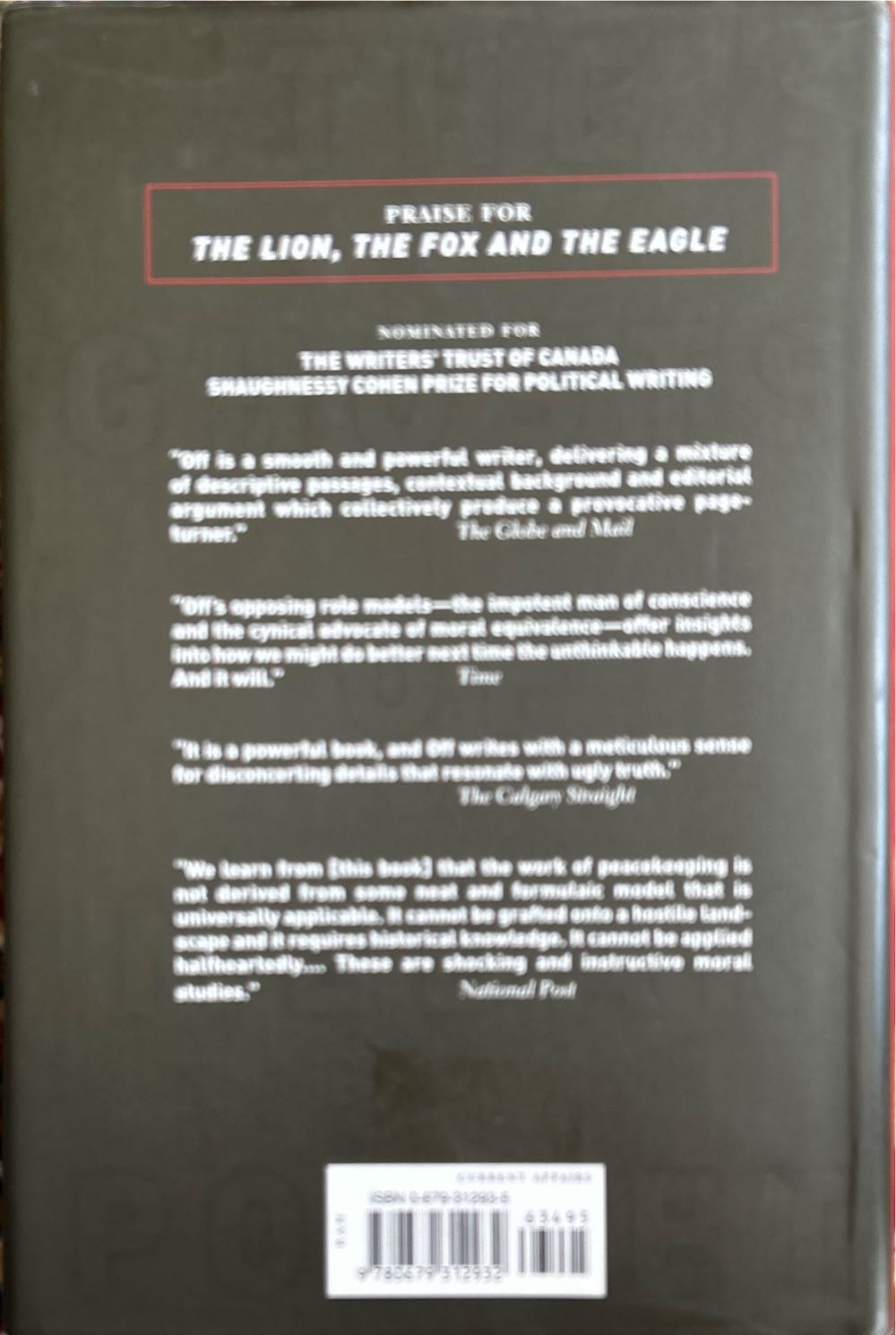 The Ghosts Of The Medac Pocket - Carol Off (Random House Publishing Group - Hardcover) book collectible [Barcode 9780679312932] - Main Image 2