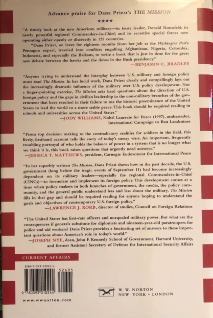 The Mission - Craig Etheredge (Norton - Hardcover) book collectible [Barcode 9780393010244] - Main Image 2