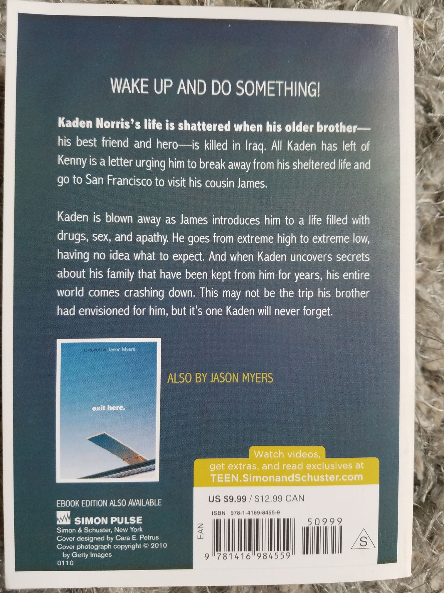 The Mission - Jason Myers (Simon Pulse - Paperback) book collectible [Barcode 9781416984559] - Main Image 2