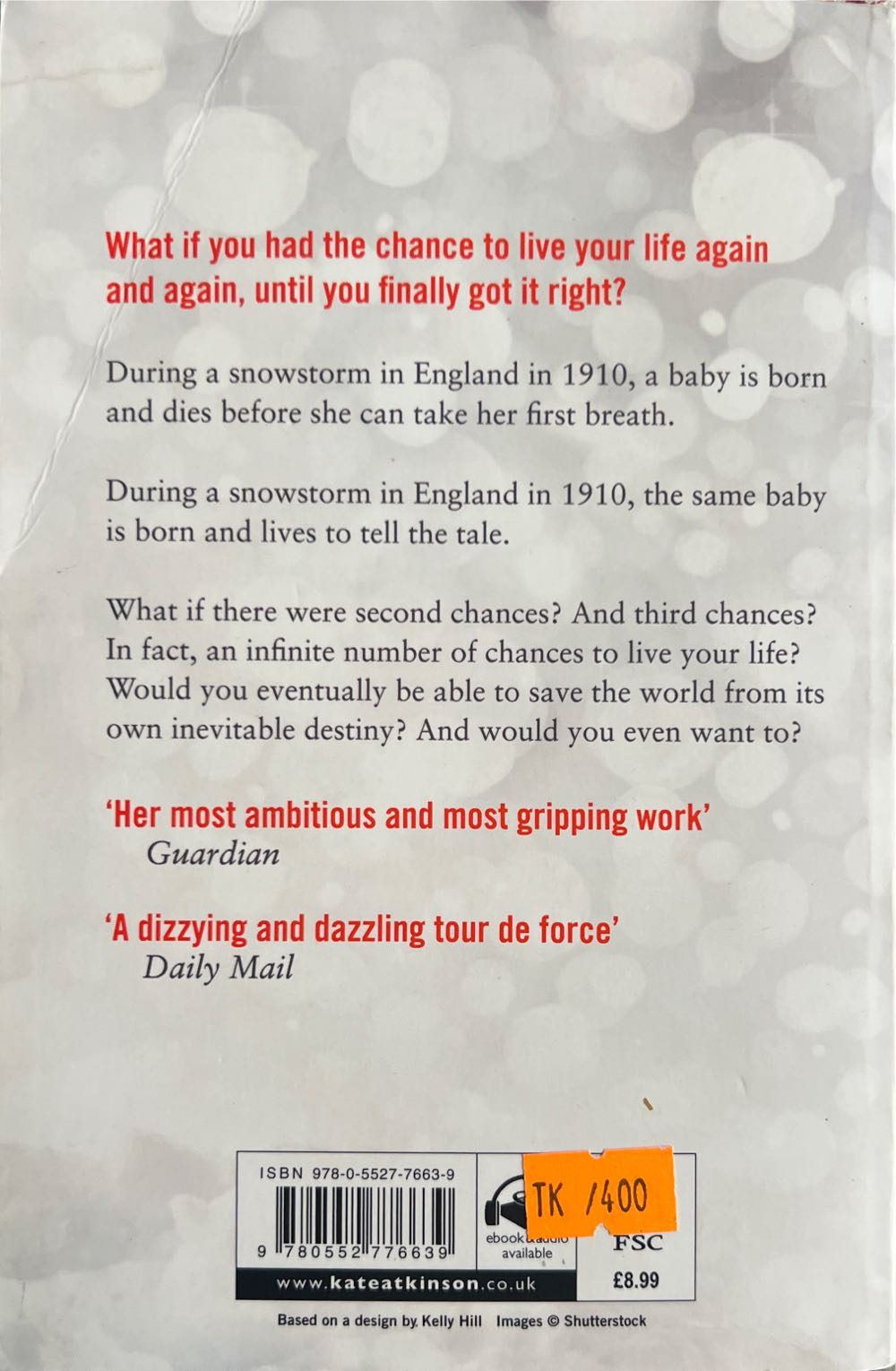 Life After Life - Atkinson, Kate (Black Swan - Paperback) book collectible [Barcode 9780552776639] - Main Image 2